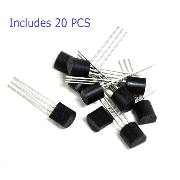 20 Pcs x S9013 TO-92 Transistor Electronic Chip Triode Three Pins Pack ...