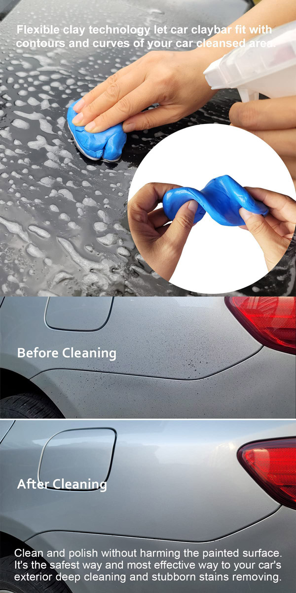 Blue Portable Clay Bar Universal Auto Car Clean Clay Bar Sludge Mud Remove
