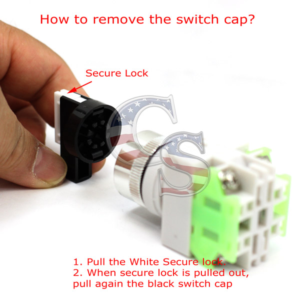 3 way ON/OFF AC DC 22mm ROTARY TWO POSITION SELECTOR SWITCH POWER LAY37 ...