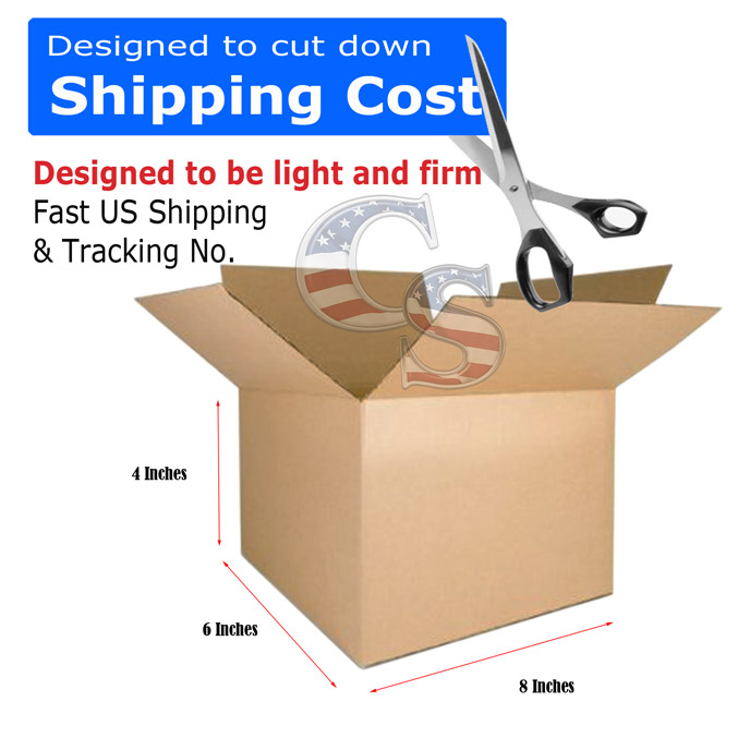 100 8x8x8 Custom Printed Cardboard Shipping Boxes Cartons Packing Moving Mailing Box