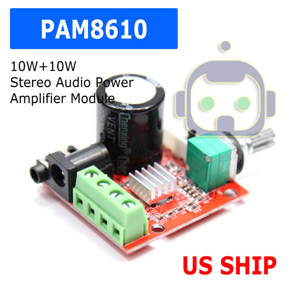 Pam8610 Mini 10w 10w Stereo Audio Power Amplifier Board
