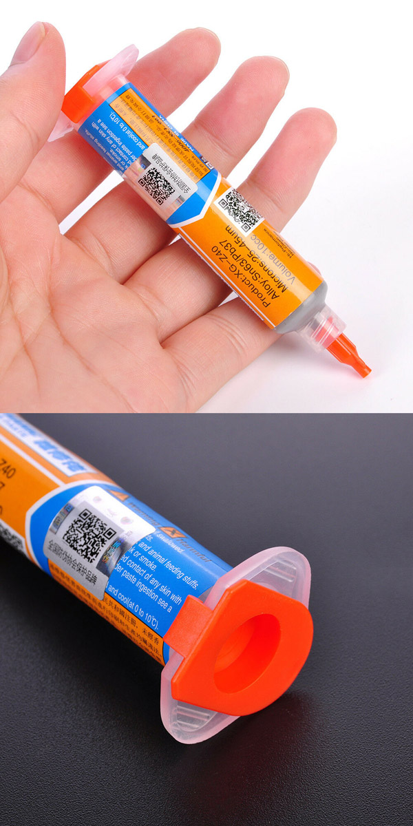 MECHANIC XG-Z40 10cc Syringe Solder Paste Flux Sn63/Pb37 25-45um MECHANIC XG-Z40 10cc Syringe Solder Paste Flux Sn63/Pb37 25-45um