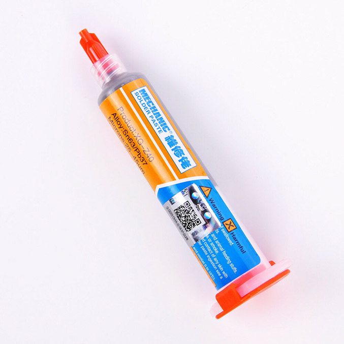 MECHANIC XG-Z40 10cc Syringe Solder Paste Flux Sn63/Pb37 25-45um