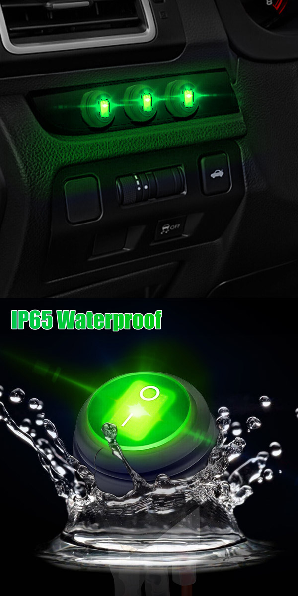 thumbnail image 2 of Waterproof Electrical LED Illuinated Light Toggle Icro Autootive Push Button Switch For For Auto Parts - Autootive Switch, LED Illuinated Switches 2 of 10