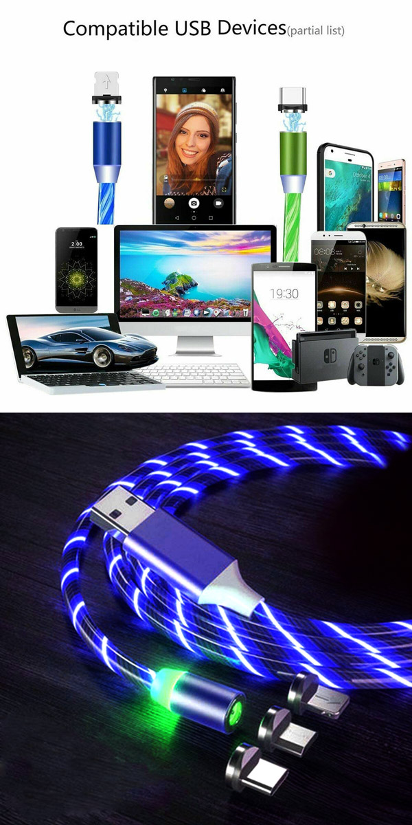 USB Christmas Light Phone Charger Cord 50 pollici 10led Multicolor disponibile con il telefono 8,8plus, X, XR, XS, XS Max, 11Pro Max ecc... ( 1pcs